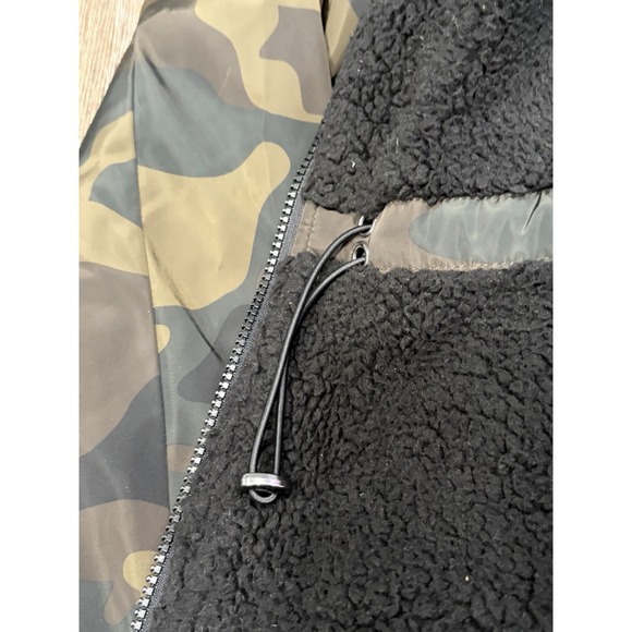 Lucky Brand Womens Anorak Jacket Parka Camo Hooded Lined Water Resistant XL - Picture 6 of 11